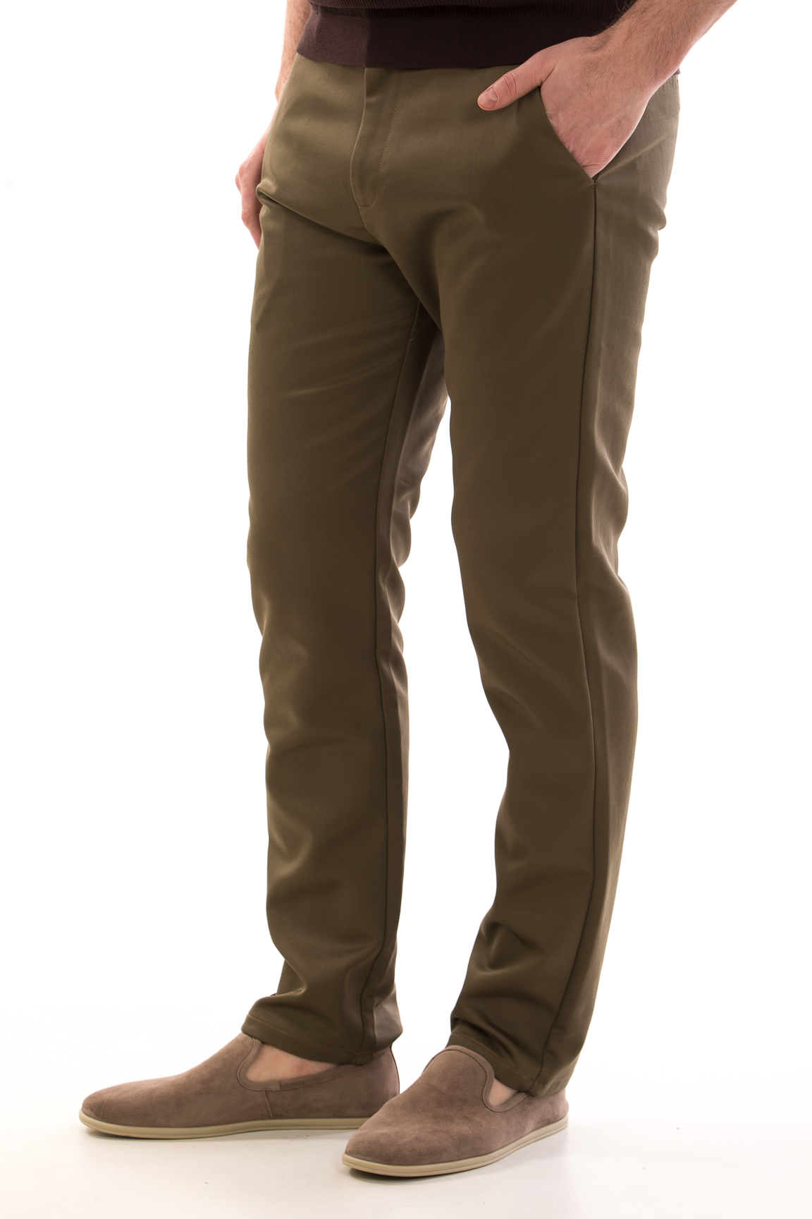 CHEERDUCK/2C87 6679-1 КОРИЧНЕВЫЙ Брюки мужские