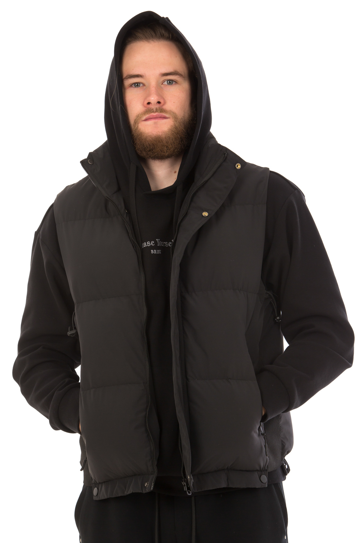 CHEERDUCK/4070 17 ЧЕРНЫЙ Жилет мужской