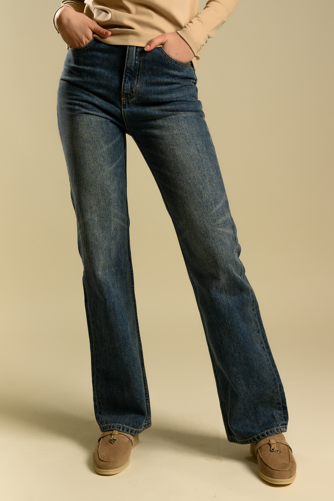 BELLABOA 111-86 СИНИЙ Джинсы женские BELLABOA цвет Синий