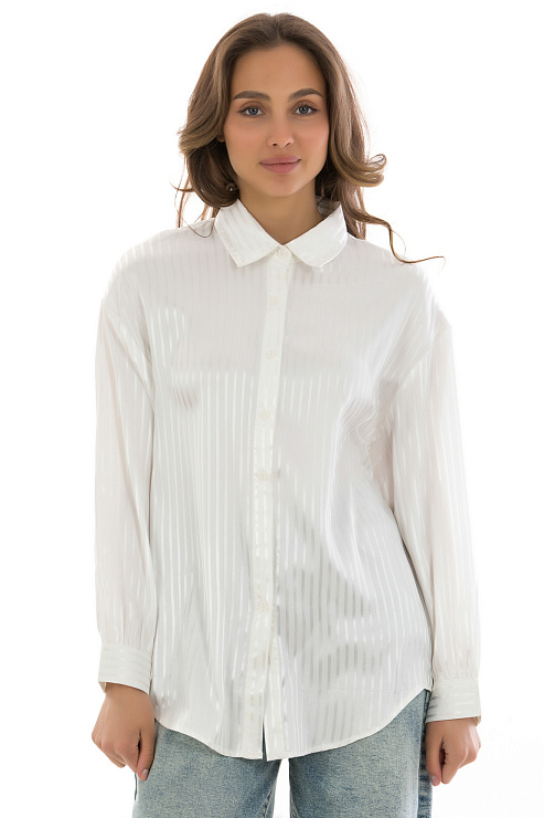 CHEERDUCK/2C19 1981 БЕЛЫЙ Рубашка женская CHEERDUCK цвет Белый