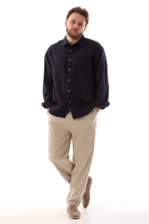 CHEERDUCK/4070 8127 СИНИЙ Рубашка мужская CHEERDUCK цвет Синий