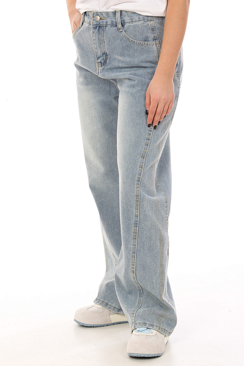 CHEERDUCK 3361 ГОЛУБОЙ Джинсы женские CHEERDUCK цвет Голубой