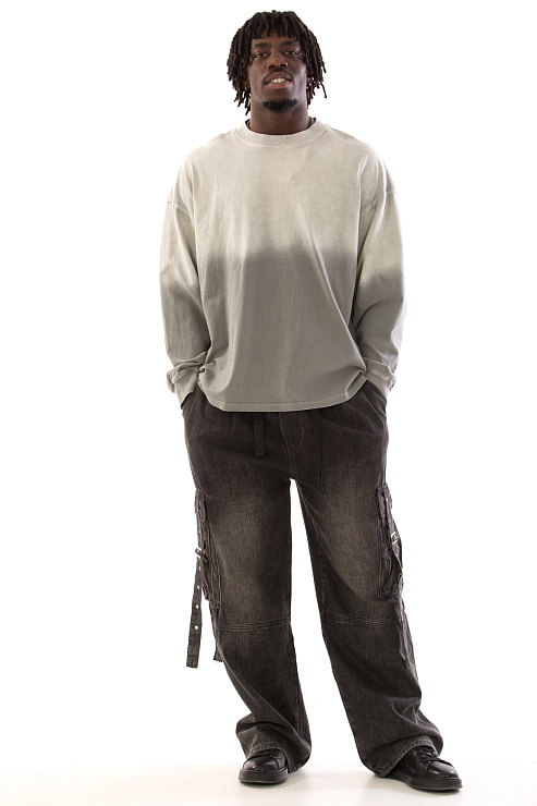 CHEERDUCK/4070 LST-003 СЕРЫЙ Свитшот мужской CHEERDUCK цвет Серый