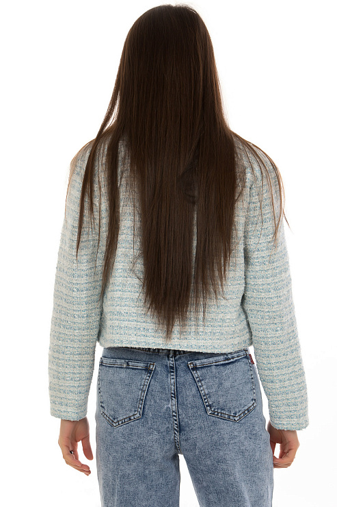 CHEERDUCK/GJ187 8535 ГОЛУБОЙ Жакет женский CHEERDUCK цвет Голубой