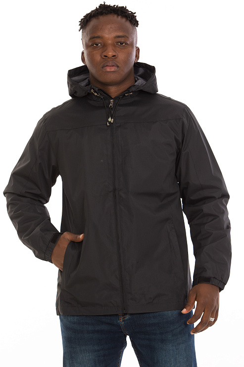 CHEERDUCK/GuaZ A268 ЧЕРНЫЙ Ветровка мужская CHEERDUCK цвет Черный