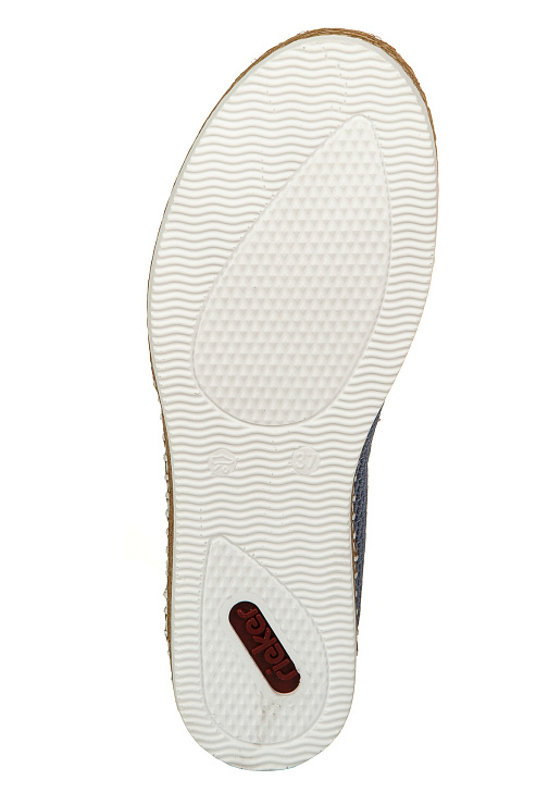 Слипоны RIEKER  цвет Синий