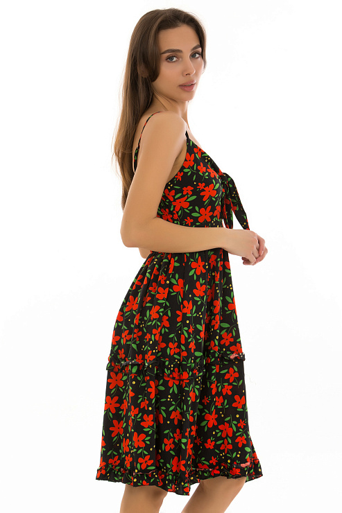 CHEERDUCK/2025 82051 ЧЕРНЫЙ Сарафан CHEERDUCK цвет Черный