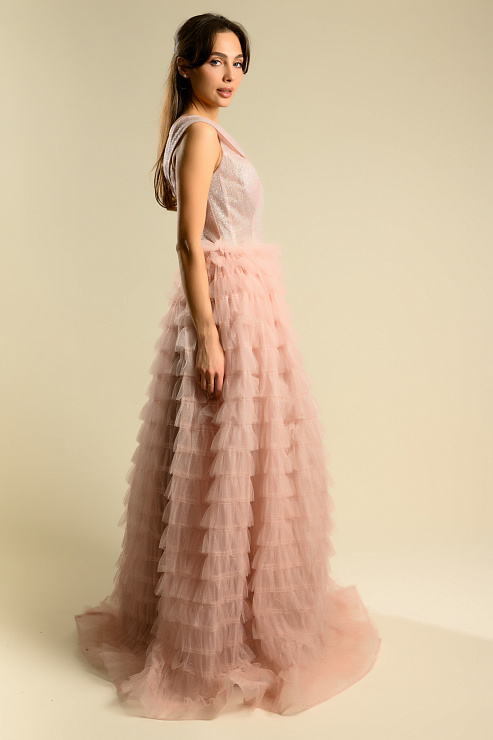 BELLABOA 1018 РОЗОВЫЙ Вечернее платье BELLABOA цвет Розовый