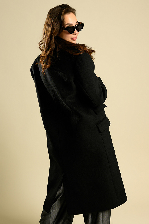 BELLABOA 111-60 ЧЕРНЫЙ Пальто женское BELLABOA цвет Черный