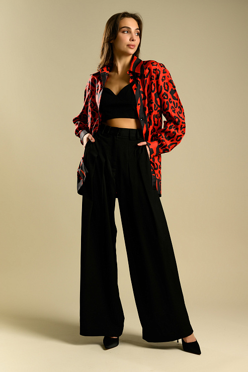 BELLABOA 111-143 КРАСНЫЙ Блуза женская BELLABOA цвет Красный