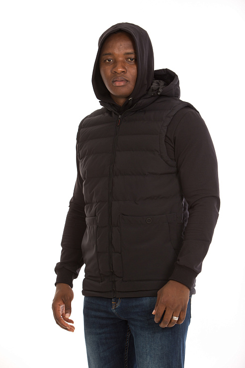 CHEERDUCK/GuaZ 8003 ЧЕРНЫЙ Жилет мужской CHEERDUCK цвет Черный