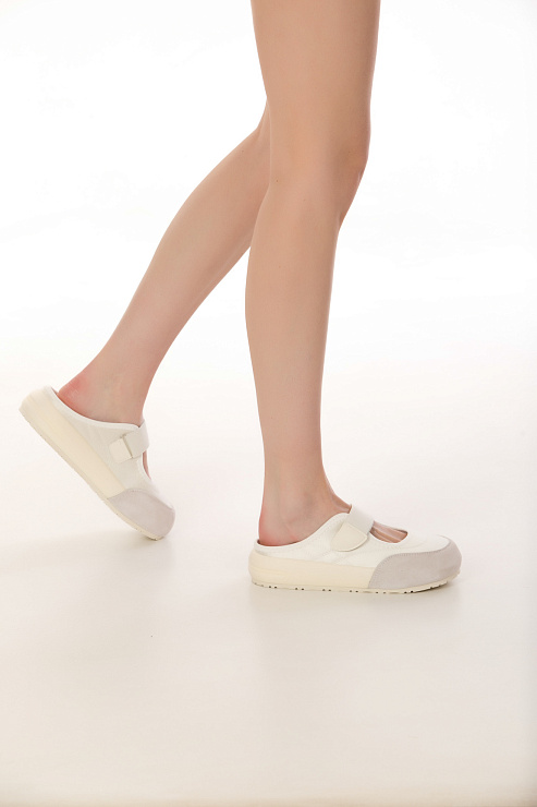 Сабо SERGIO MANCHOT цвет Бeжевый