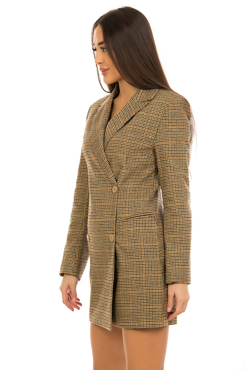 CHEERDUCK/2C19 9083 КОРИЧНЕВЫЙ Платье  CHEERDUCK цвет Коричневый