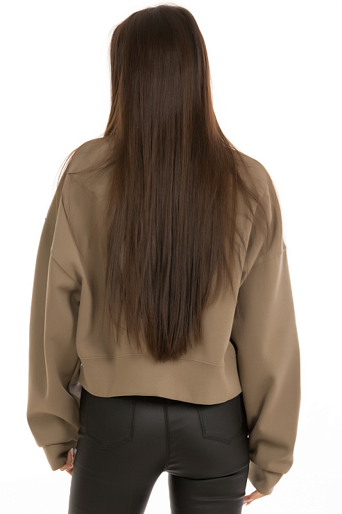 CHEERDUCK/GuaZ 1302 Т.КОРИЧНЕВЫЙ Свитшот женский CHEERDUCK цвет Коричневый