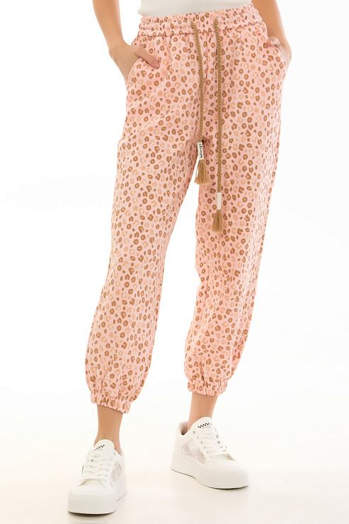 CHEERDUCK/2025 Б6608 РОЗОВЫЙ Брюки женские CHEERDUCK цвет Розовый