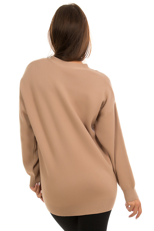 CHEERDUCK/11011 171 КОРИЧНЕВЫЙ Кардиган женский CHEERDUCK цвет Коричневый