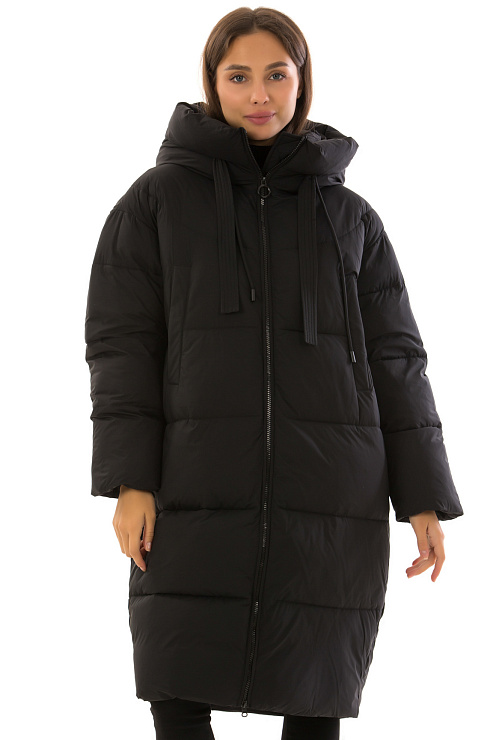 TOWMY 3262 ЧЕРНЫЙ Пуховик женский TOWMY цвет Черный