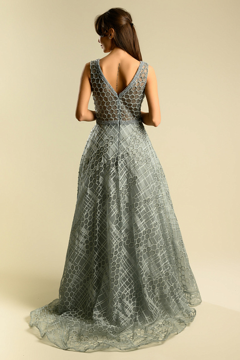 BELLABOA 1008 ГОЛУБОЙ Вечернее платье BELLABOA цвет Голубой