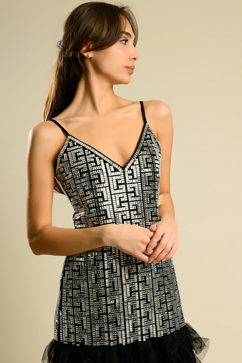 BELLABOA 301 BLACK Топ женский BELLABOA цвет Черный