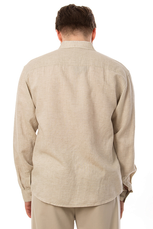 CHEERDUCK/4070 8127 БЕЖЕВЫЙ Рубашка мужская CHEERDUCK цвет Бежевый