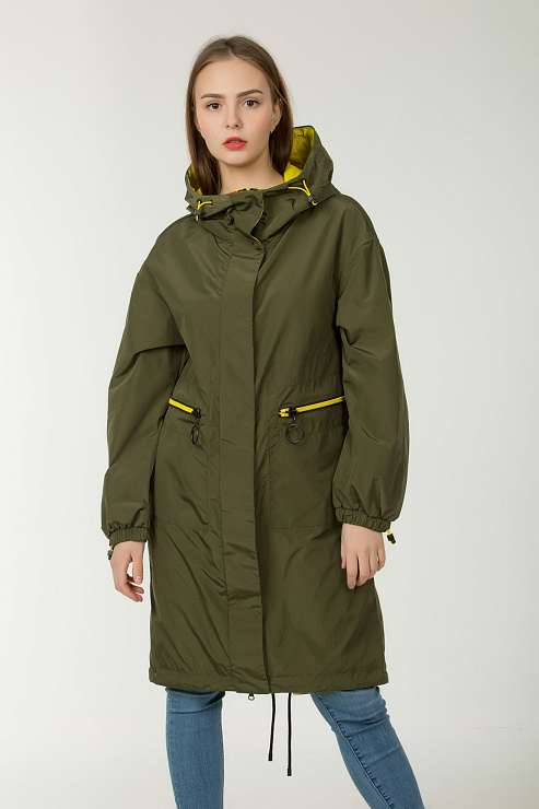 TOWMY 7067 ЗЕЛЕН. Плащ женский TOWMY цвет Хаки