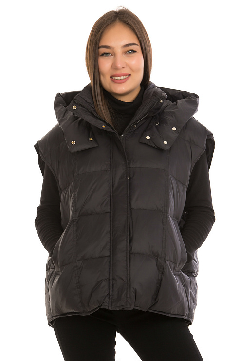 CHEERDUCK/2030 9514 ЧЕРНЫЙ Жилет женский CHEERDUCK цвет Черный