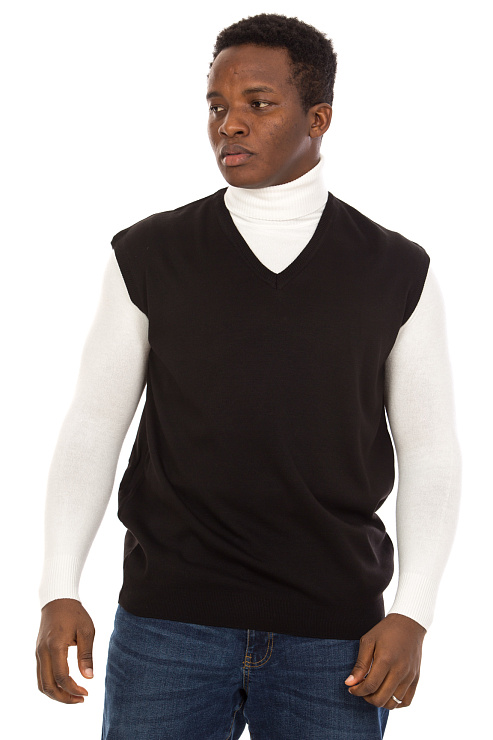 CHEERDUCK/BA 3761 ЧЕРНЫЙ Жилет мужской CHEERDUCK цвет Черный