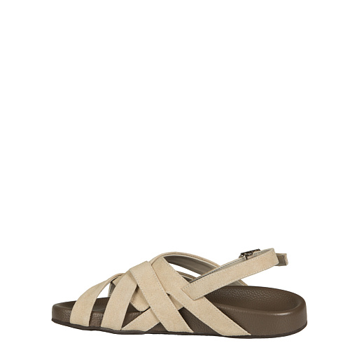 Сандалии SERGIO MANCHOT цвет Бeжевый