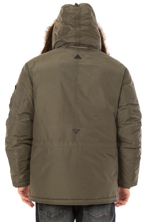 SHarK Force 6251283 ЗЕЛЕНЫЙ Пуховик мужской SHARK FORCE цвет Зеленый