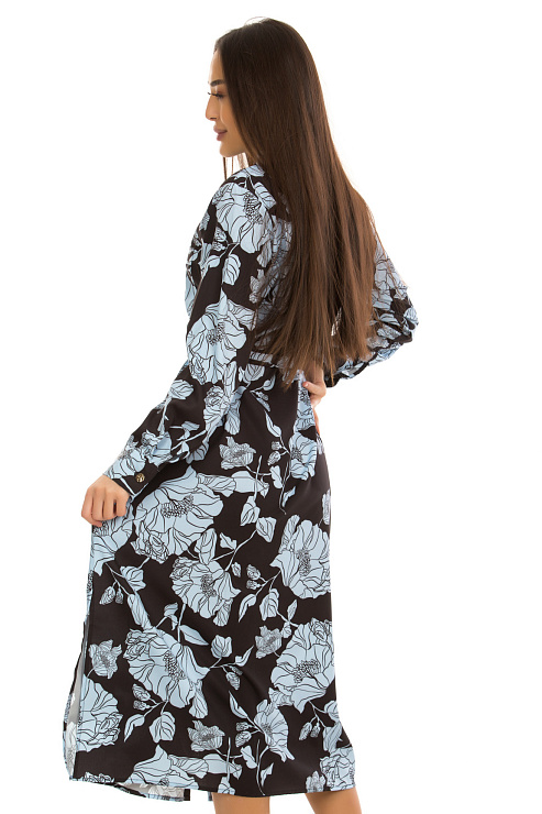 CHEERDUCK/2C19 429 ЧЕРН.ГОЛУБОЙ Платье CHEERDUCK цвет Черный