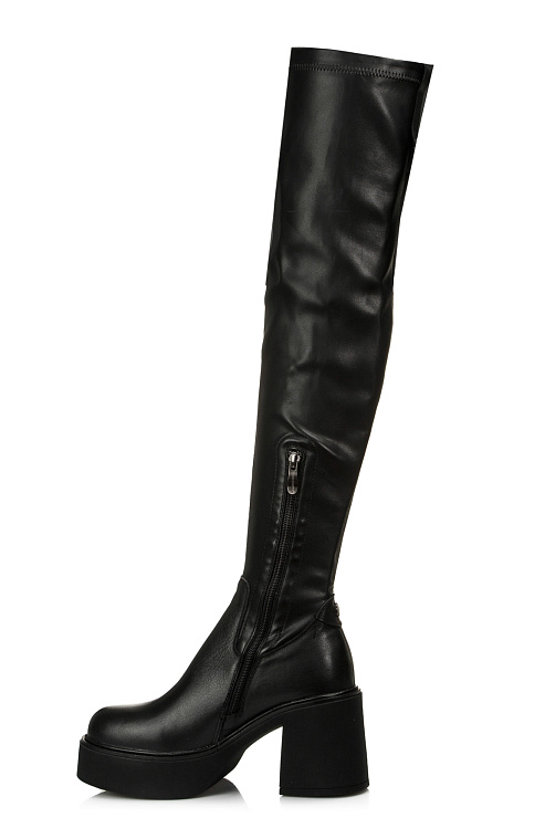 Ботфорты на каблуке SERGIO MANCHOT цвет Черный