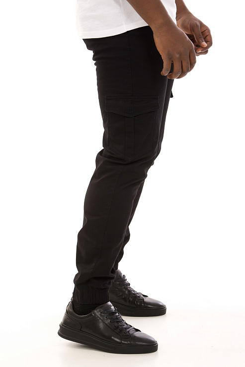 CHEERDUCK/MV 2561-1 ЧЕРНЫЙ Брюки мужские CHEERDUCK цвет Черный