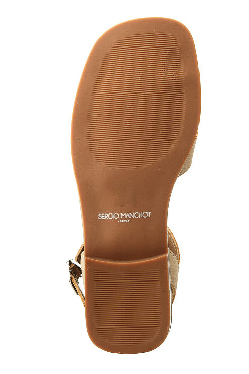 Сандалии SERGIO MANCHOT цвет Бeжевый