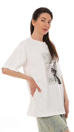 CHEERDUCK/1B10 682 БЕЛЫЙ Футболка женская CHEERDUCK цвет Белый