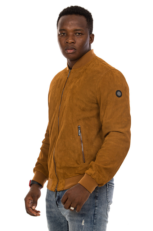 BALDININI E2E840SUED4095 Бомбер мужской BALDININI цвет Коричневый