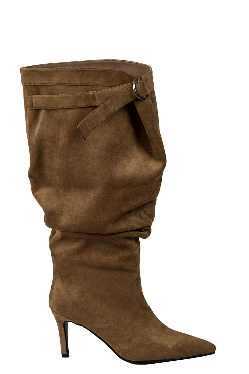 Сапоги на каблуке SERGIO MANCHOT цвет Бeжевый