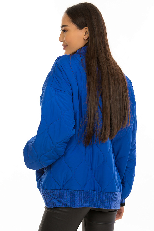 CHEERDUCK/2C19 402 СИНИЙ Бомбер женский CHEERDUCK цвет Синий