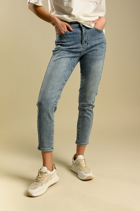 BELLABOA 111-88 СИНИЙ Джинсы женские BELLABOA цвет Синий