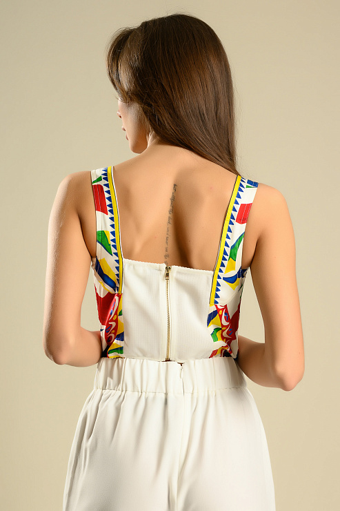 Топ BELLABOA цвет Синий