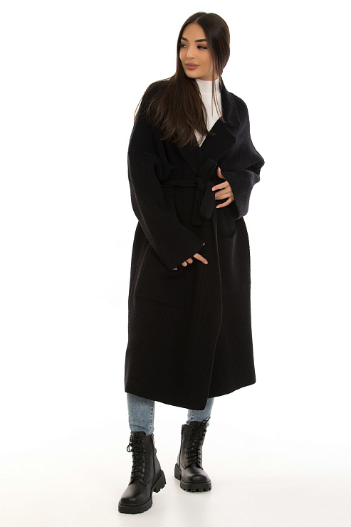 CHEER&DUCK/2C122 8082 ЧЕРН. Кардиган женский CHEERDUCK цвет Черный