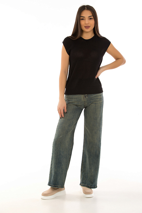 CHEERDUCK/2C19 3267 ЧЕРНЫЙ Кофта женская CHEERDUCK цвет Черный