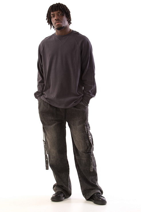 CHEERDUCK/4070 LST-3210 ЧЕРНЫЙ Свитшот мужской CHEERDUCK цвет Черный