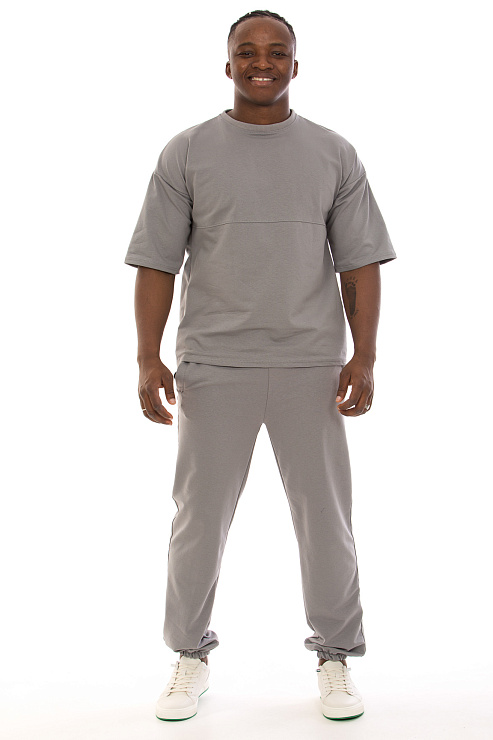 SAM SAM B166 СВЕТЛО-СЕРЫЙ Костюм летний CHEERDUCK цвет Серый