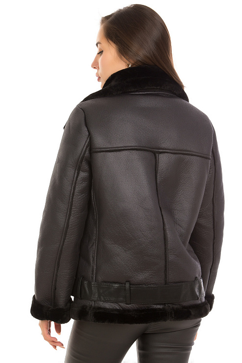 CHEERDUCK/2030 04 ЧЕРНЫЙ Дубленка женская CHEERDUCK цвет Черный