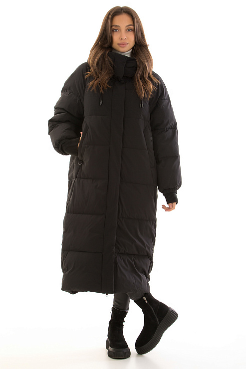TOWMY 3267 ЧЕРНЫЙ Пуховик женский TOWMY цвет Черный