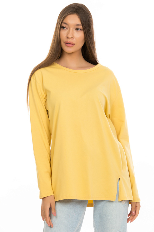 YY.SHOP 9290 ЖЕЛТ. Лонгслив CHEERDUCK цвет Желтый