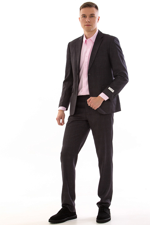 CHEERDUCK/2C87 20446 ТЕМНО-СЕРЫЙ Костюм классический  CHEERDUCK цвет Серый