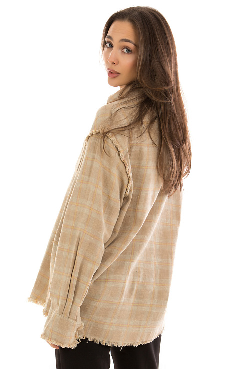 BELLABOA 200-81 БЕЖЕВЫЙ Рубашка женская BELLABOA цвет Бежевый