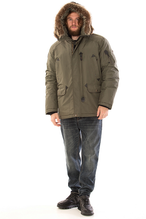 SHarK Force 6251283 ЗЕЛЕНЫЙ Пуховик мужской SHARK FORCE цвет Зеленый