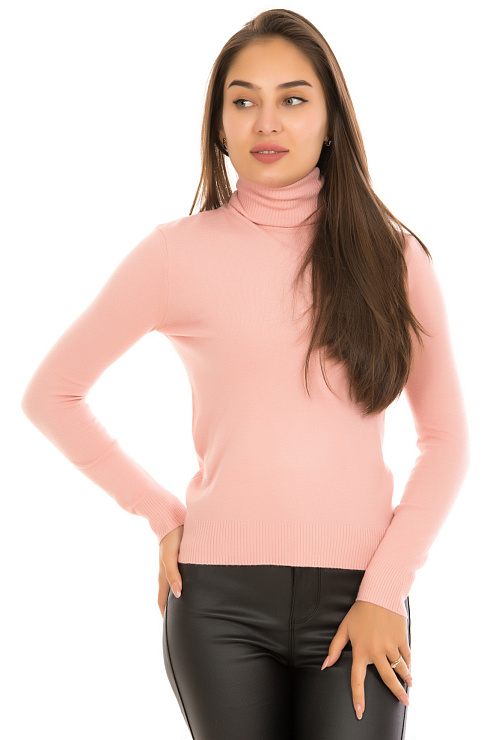 Fashion 3462 РОЗОВЫЙ Водолазка женская FASHION цвет Розовый